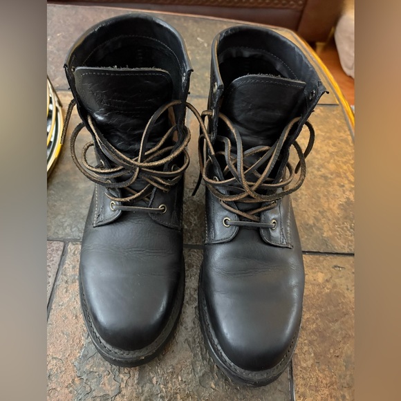 🇺🇸 High quality Frye Arkansas leather boots. - Picture 3 of 13